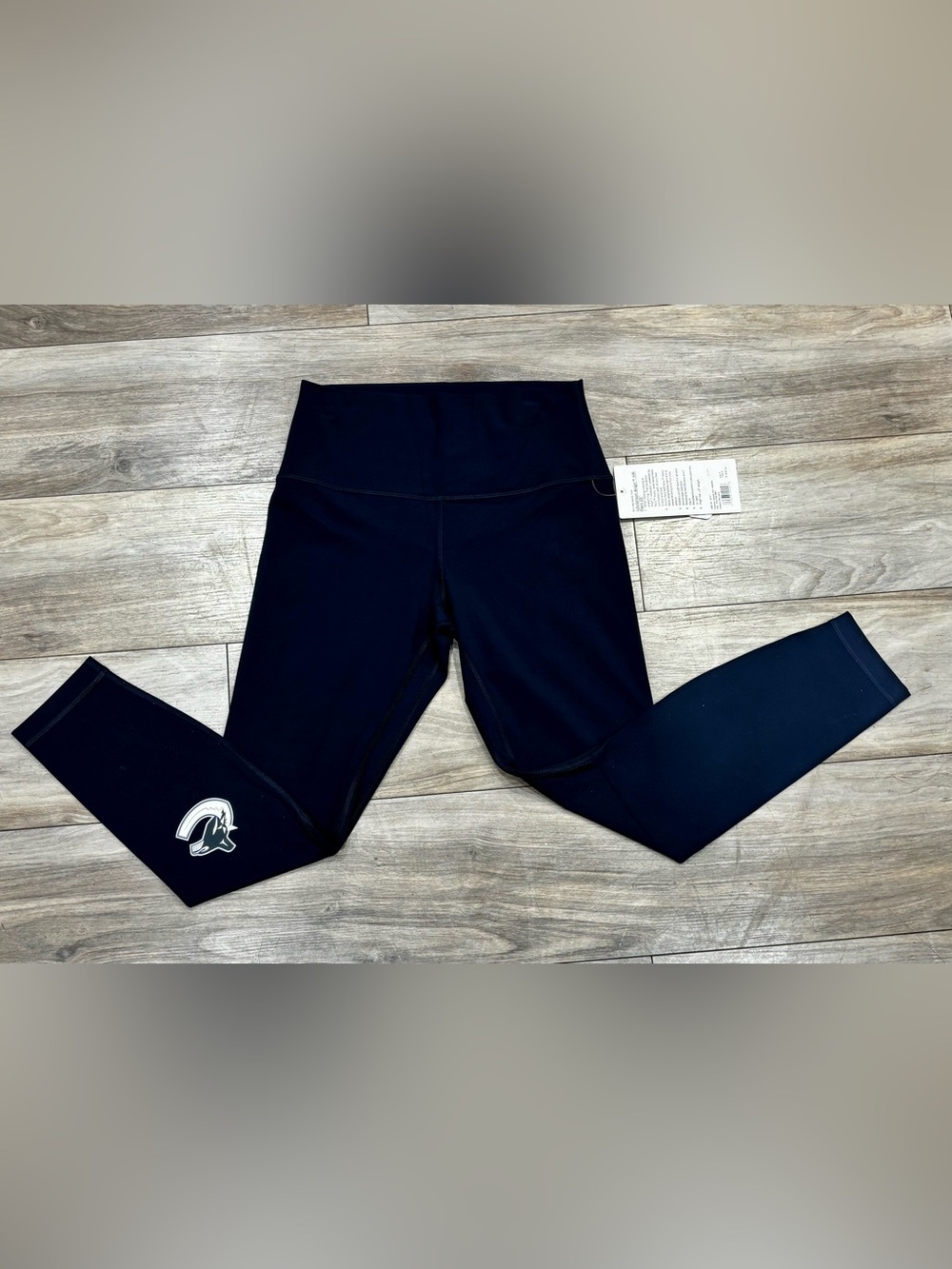 lululemon athletica x NHL Navy High-Rise Leggings with Vancouver Canucks Logo